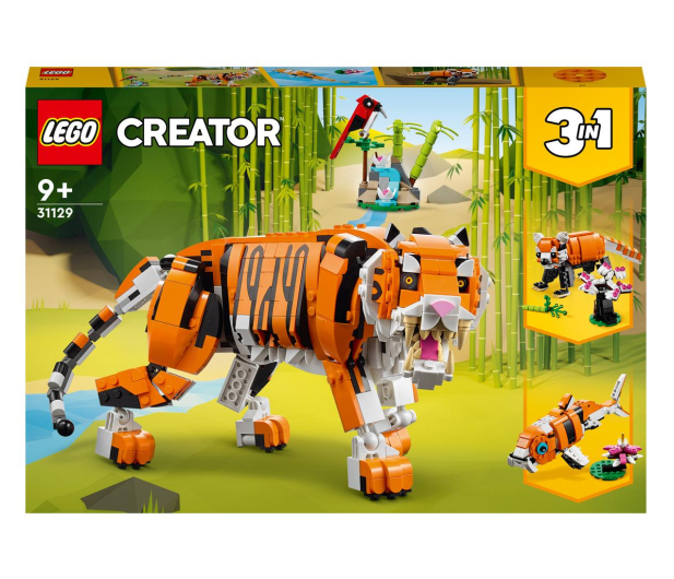 LEGO Outlet Creator 3 w 1 31129 Majestatyczny tygrys - 1556051 - zdjęcie